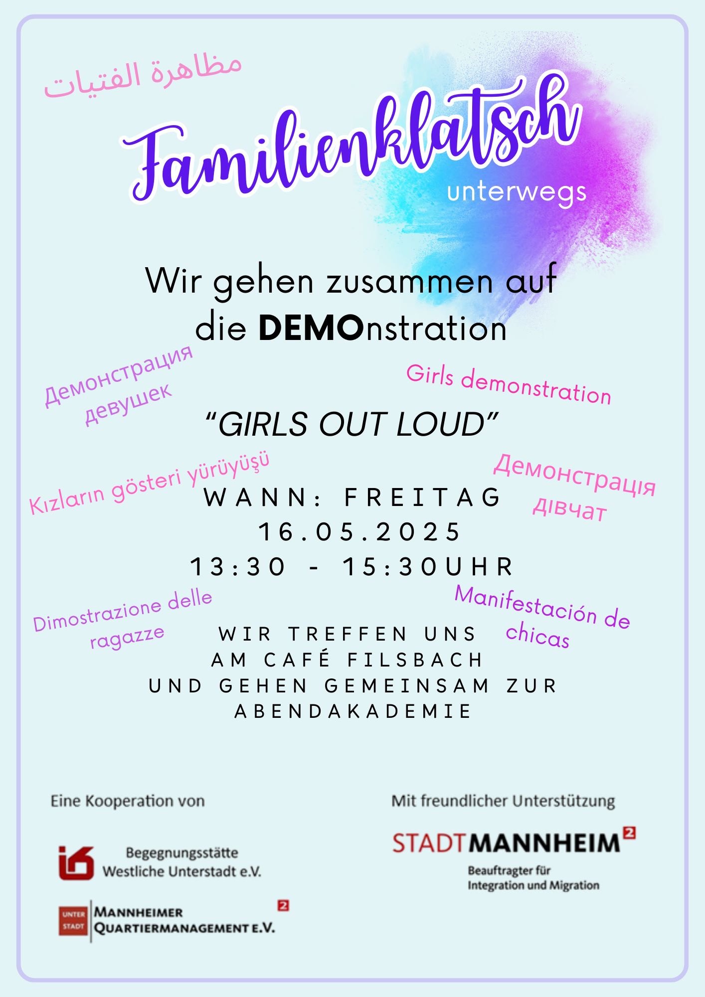 Mädchen Demo